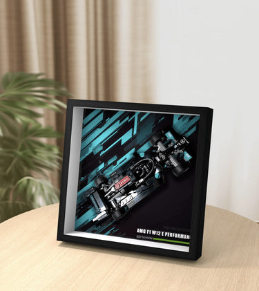 Display Car Frame for Lego Speed Champions Mercedes-AMG 76909 - ICUANUTY