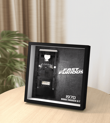 Display Car Frame for Lego Speed Champions 1970 Dodge Charger 76912 - ICUANUTY