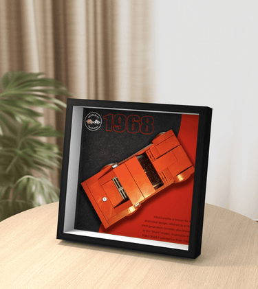 Display Car Frame for Lego Speed Champions Chevrolet Corvette 76903 - ICUANUTY