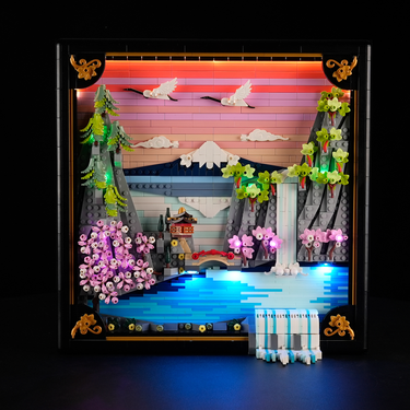Premium Light Kit for LEGO® Art Japanese Cherry Blossom Landscape 31218 - ICUANUTY