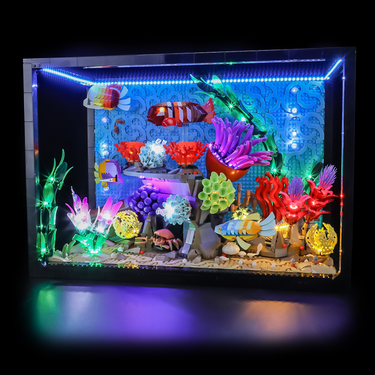 Premium Light Kit for LEGO® Icons Tropical Aquarium 10366 - ICUANUTY