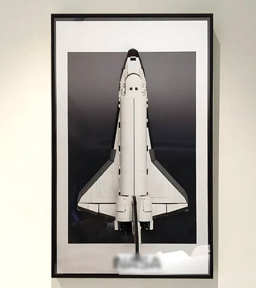 Wall Display Frame for LEGO® 10283 Icons NASA Space Shuttle Discovery - ICUANUTY