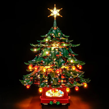 Light Kit for LEGO® Icons Family Christmas Tree 41843 - ICUANUTY