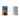 Top view of orange and blue toy race car model on gradient background with a clear adhesive protective cover