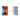 Orange and blue LEGO race car model displayed with a transparent protective frame cover
