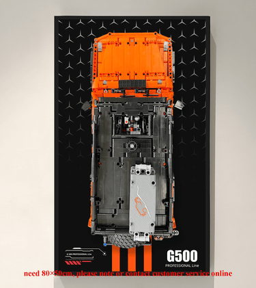 Wall Display Frame for LEGO Technic Mercedes-Benz G500 PROFESSIONAL Line 42177 - ICUANUTY