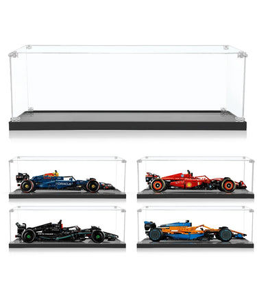 Display Case for LEGO Ferrari SF-24 F1 Car (1 :8 suitable) 42207 - ICUANUTY