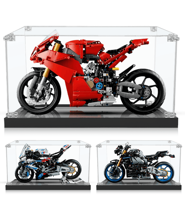 Display Case for LEGO Panigale V4 S 42202 - ICUANUTY