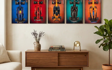 LEGO Technic F1 car display frame