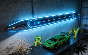 Roaring on the Wall: The Ultimate Exhibition for LEGO® Technic™ Porsche 911 GT3 R "Rexy" (42224)