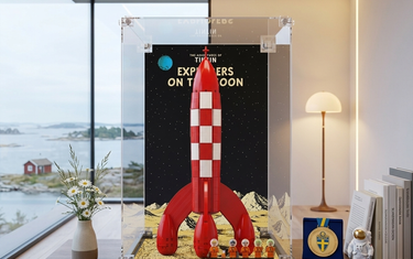 Preserving the Legacy of Hergé: The Ultimate Display Solution for the LEGO® Ideas Tintin Moon Rocket 21367