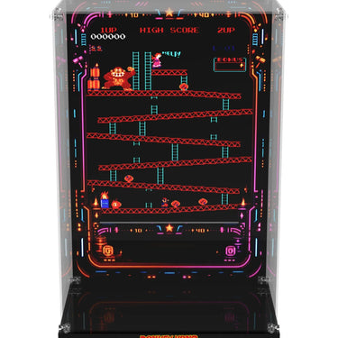 Display case for LEGO® Super Mario™ Donkey Kong™ Arcade 72051