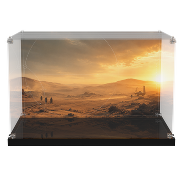 Display case for LEGO Star Wars™ Offworld Sandcrawler™ and Mudhorn  75453
