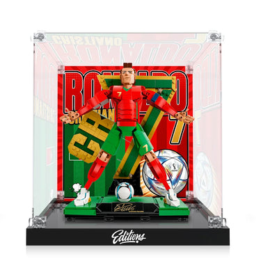 Udstillingskasse til LEGO® Cristiano Ronaldo – Fodboldlegende 43016