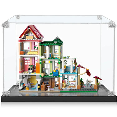 Display case for LEGO® Friends Heartlake City Apartments and Stores 42670 - ICUANUTY