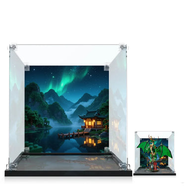 Display case for LEGO® NINJAGO® The Guardian Dragon 71847 - ICUANUTY