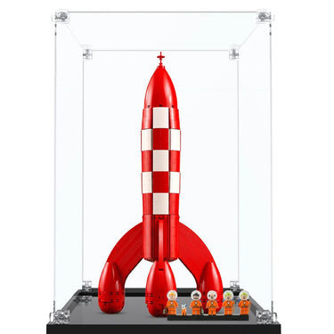 Display Case for LEGO® Ideas Tintin® Moon Rocket #21367（French version）