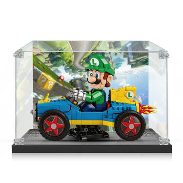 Display Case for LEGO® Super Mario™ Mario Kart™ – Luigi &amp; Mach 8 72050