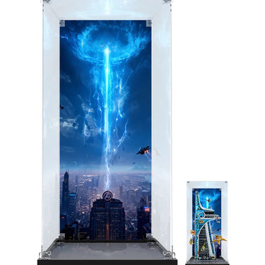 Premium Acrylic Display Case for LEGO® Marvel Avengers Tower (76269) - ICUANUTY