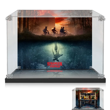 Display case compatible with LEGO® Stranger Things The Upside Down 75810 - ICUANUTY