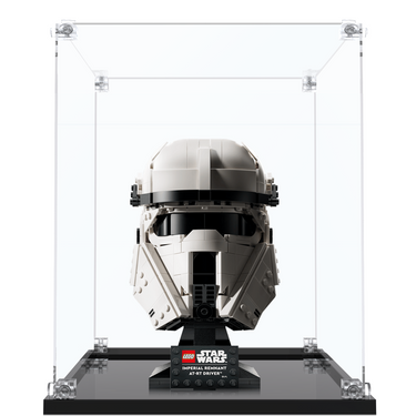 Display Case for LEGO Star Wars™ Imperial Remnant AT-RT Driver™ Helmet 75458