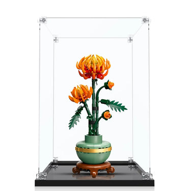 Display Case for LEGO Icons Chrysanthemum 10368 - ICUANUTY