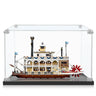 Display case for LEGO® Ideas River Steamboat 21356 - ICUANUTY