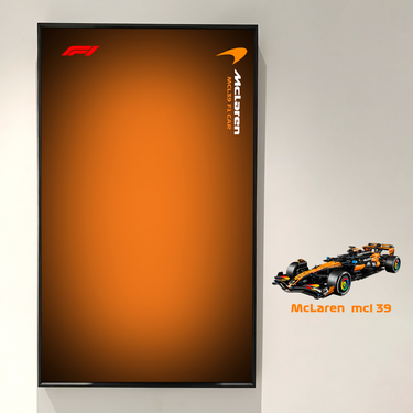 [Pre-sale] Premium Wall Display Frame Compatible with LEGO® Technic™ McLaren MCL39 F1® Car (42228)