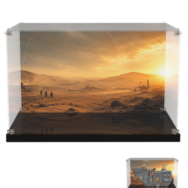 Display case for LEGO Star Wars™ Offworld Sandcrawler™ and Mudhorn  75453
