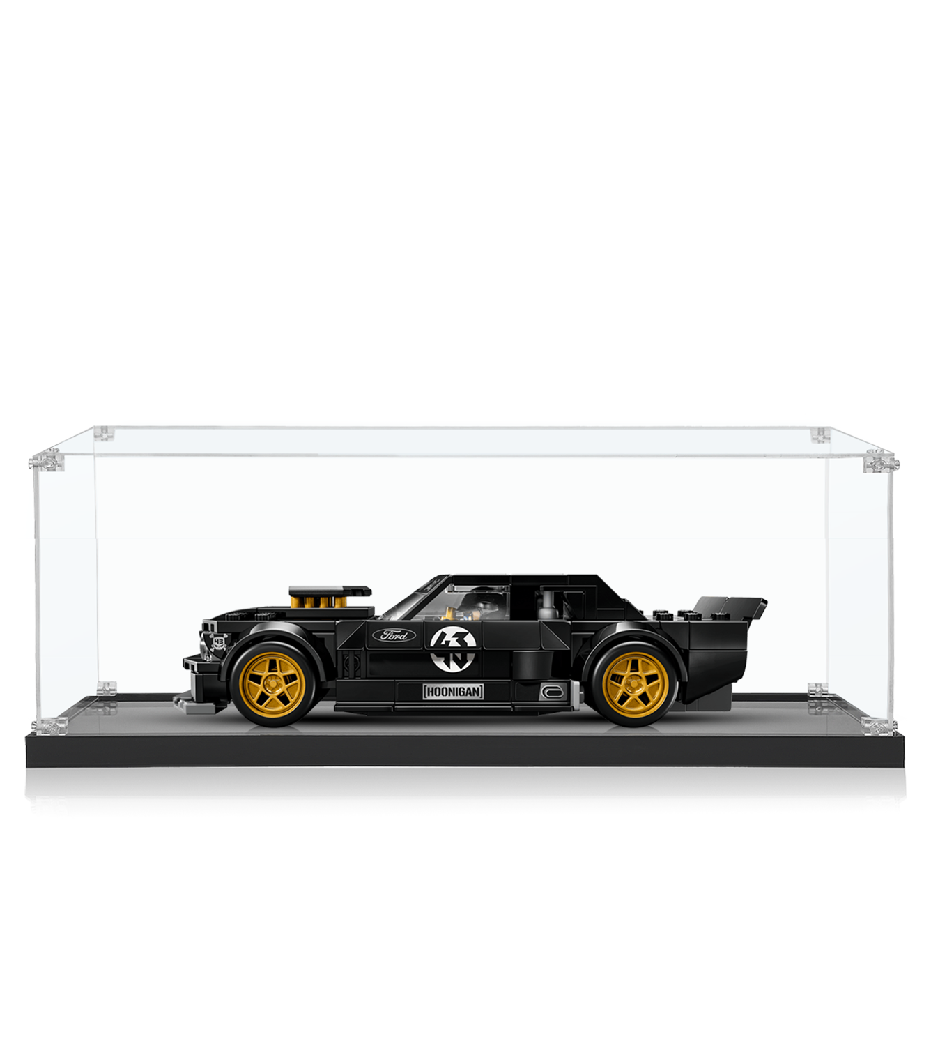 Display Case for LEGO® Speed Champions | Ken Block's Ford Mustang Hoonicorn V1 (77262)