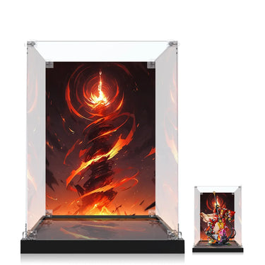 Display case for LEGO® NINJAGO® The Fire Knight Mech 71846 - ICUANUTY