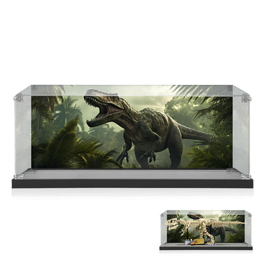 Display case for LEGO® Jurassic World™ Dinosaur Fossils: Tyrannosaurus rex 76968 - ICUANUTY