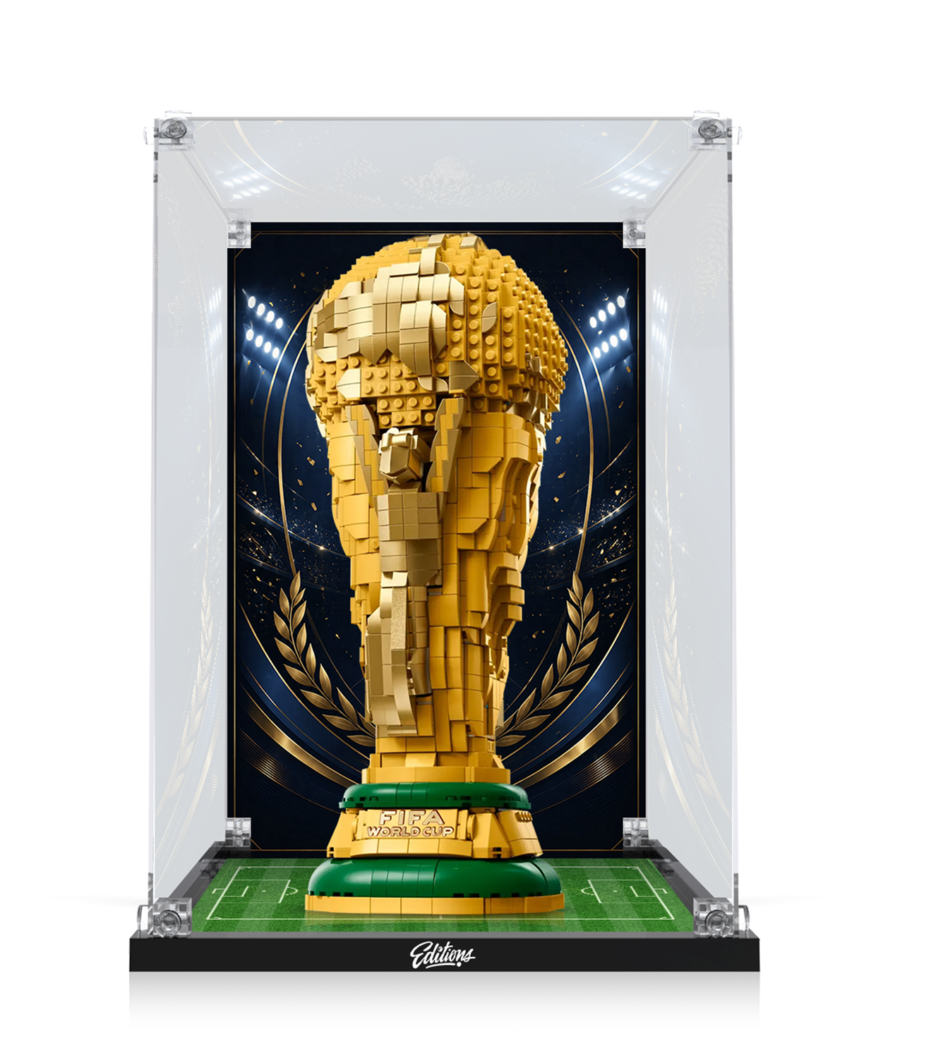 Premium Display Case Compatible wiht LEGO® FIFA World Cup™ Official Trophy 43020 – 2026 Edition