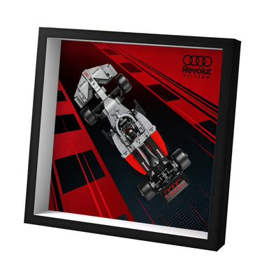 Cadre de présentation mural haut de gamme compatible avec LEGO® Speed Champions 77259
