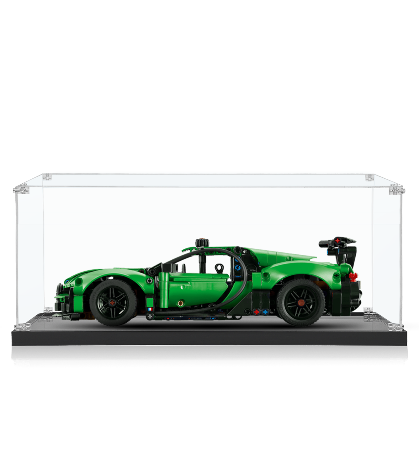 Display Case for LEGO® Technic™ Green Bugatti Chiron Pur Sport 42241