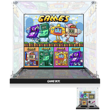 Display Case for LEGO® Super Mario™ Game Boy™ 72046 - ICUANUTY