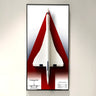 Wall Display Frame for LEGO Concorde 10318 - ICUANUTY