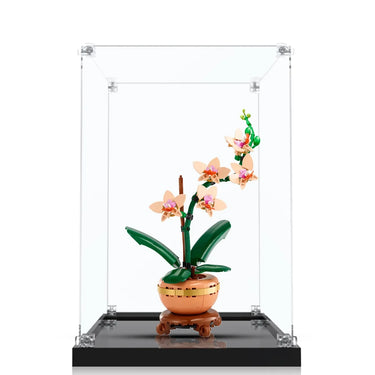 Display case for LEGO® The Botanical Collection Mini Orchid 10343 - ICUANUTY