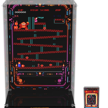 Display case for LEGO® Super Mario™ Donkey Kong™ Arcade 72051