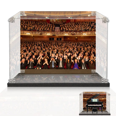 Display case compatible with LEGO® Ideas Grand Piano 21323 - ICUANUTY