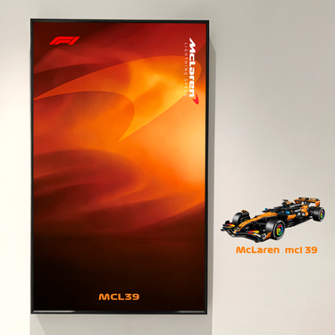 [Pre-sale] Premium Wall Display Frame Compatible with LEGO® Technic™ McLaren MCL39 F1® Car (42228)