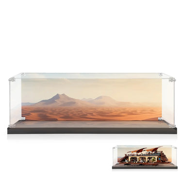 Display case for LEGO Star Wars Jabba's Sail Barge 75397 - ICUANUTY