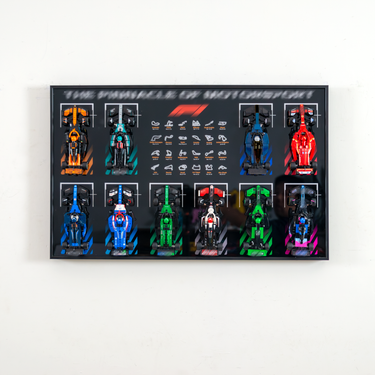 Display Frame compatible with LEGO® Speed Champions 2025 F1 Collection