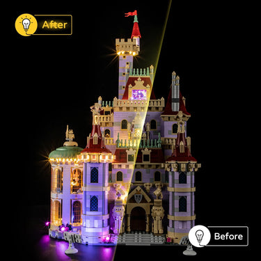 Light Kit for LEGO® Disney™ Beauty and the Beast Castle 43263 - ICUANUTY