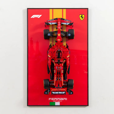 Wall Display Frame for LEGO Technic Ferrari SF-24 42207 - ICUANUTY
