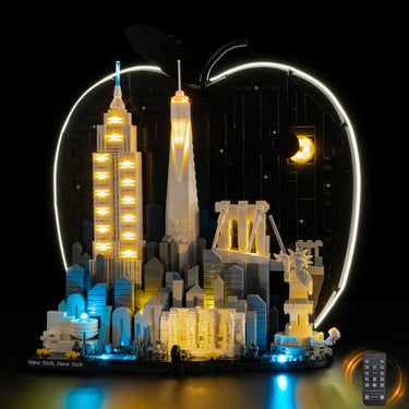Premium Light Kit Compatible with LEGO Architecture New York City – The Big Apple 21066