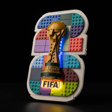 Premium Light Kit Compatible with LEGO® Editions FIFA World Cup 2026™ Official Emblem 43032