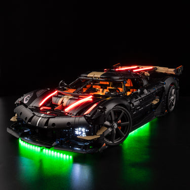 Premiumljussats kompatibel med LEGO Technic™ Koenigsegg Sadair's Spear Megacar 42232