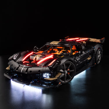 Premiumljussats kompatibel med LEGO Technic™ Koenigsegg Sadair's Spear Megacar 42232