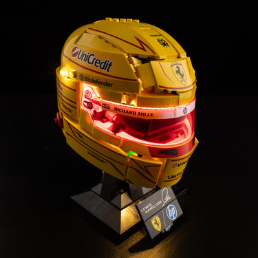 Premium Light Kit Compatible with LEGO® Editions Scuderia Ferrari HP Lewis Hamilton Helmet 43022